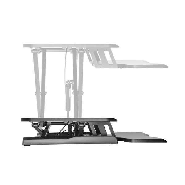 Equip Monitor/Periféria Asztali állvány, 650840 (Ergonomikus, állítható
magasság: 10-50 cm, Max.: 15kg, acél, fekete)