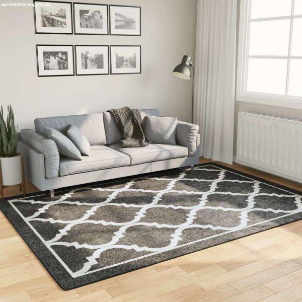 vidaXL fekete-fehér mosható csúszásgátló szőnyeg 160 x 230 cm