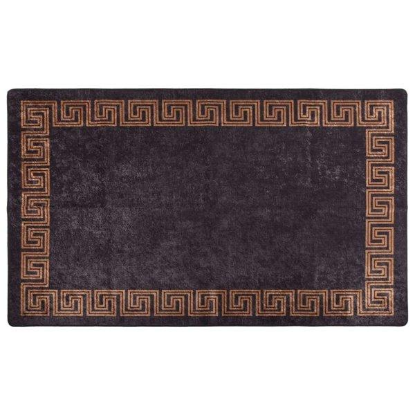 vidaXL fekete-arany mosható csúszásgátló szőnyeg 150 x 230 cm