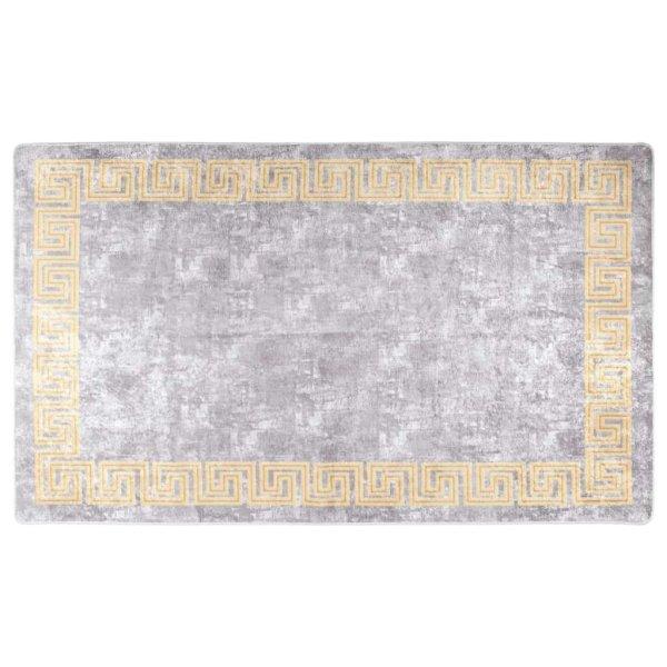 vidaXL szürke-arany mosható csúszásgátló szőnyeg 120 x 170 cm