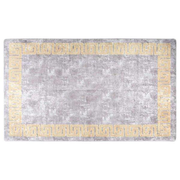 vidaXL szürke-arany mosható csúszásgátló szőnyeg 150 x 230 cm