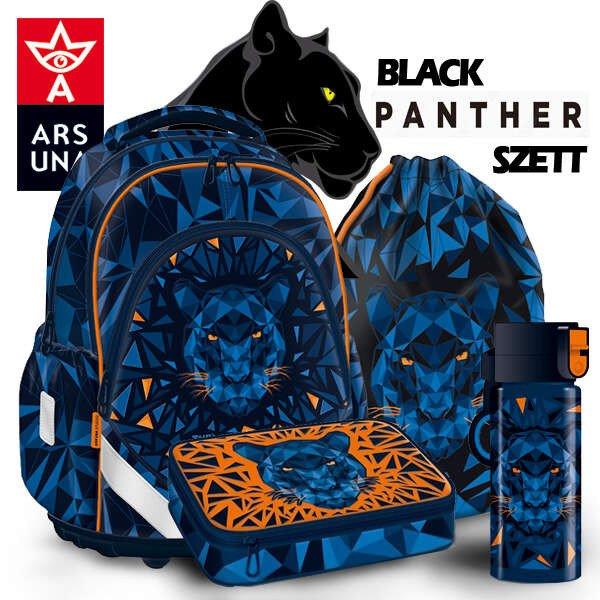Ars Una anatómiai iskolatáska SZETT 4 részes - Black Panther