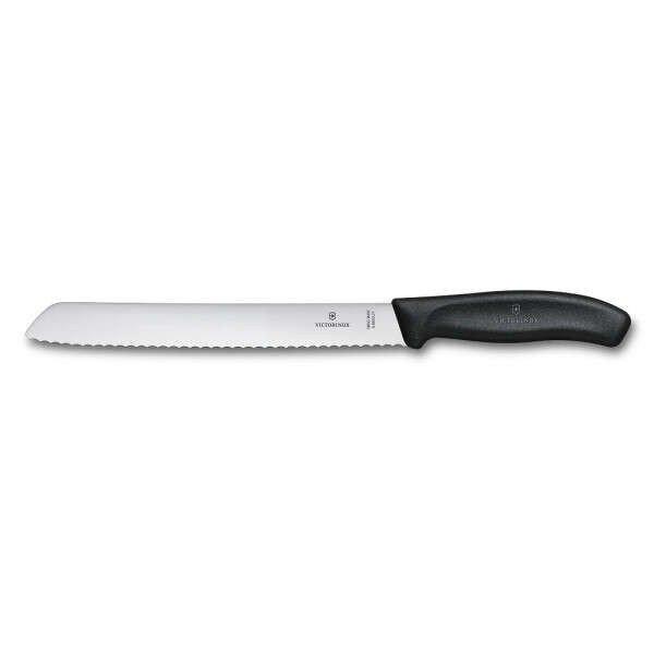 VICTORINOX Swiss Classic kenyérvágó kés (21 cm) fekete - 6_8633_21B
