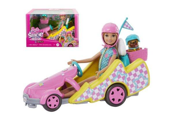 Barbie: Stacie to the Rescue - Go-kart szett kiskutyussal - Mattel