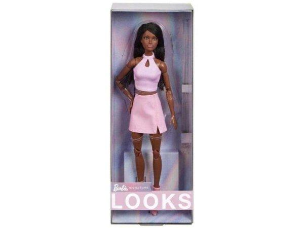 Barbie: Pasztell Kollekció - Rózsaszín ruhában - Mattel