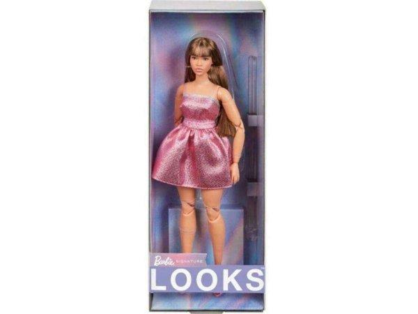 Barbie: Pasztell Kollekció - Pink ruhában - Mattel