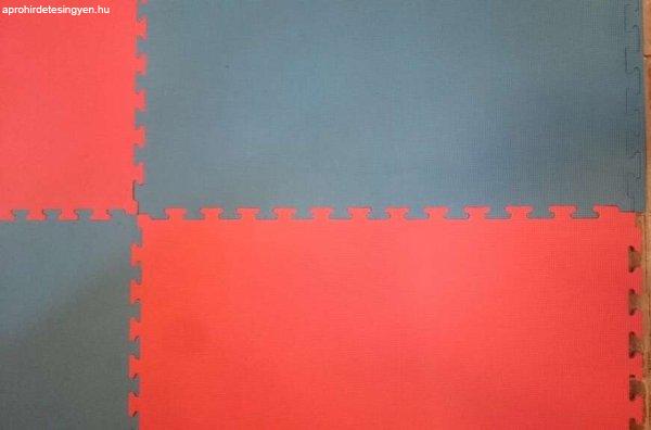 Puzzle tatami 100x100x3 cm kék-piros extra