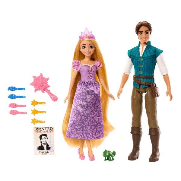 Mattel Disney hercegnők Aranyhaj és Flynn baba