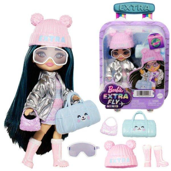 Barbie Extra Fly Minis baba téli stílusban, utazó