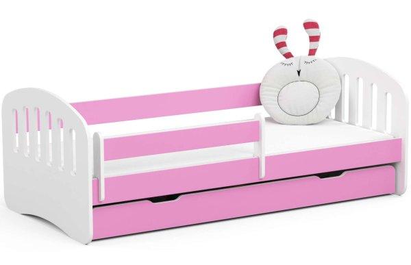 PLAY Gyermekágy +matrac P180_80 - rózsaszín