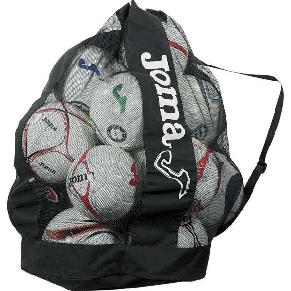 Joma Team táska futballlabdákhoz, fekete, 12-14 labda befogadására alkalmas