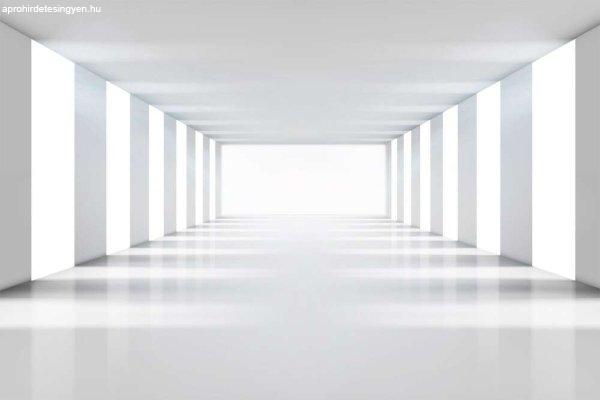 Fehér üres folyosó, poszter tapéta 375*250 cm