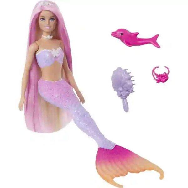 Mattel Barbie színváltós Malibu sellő baba