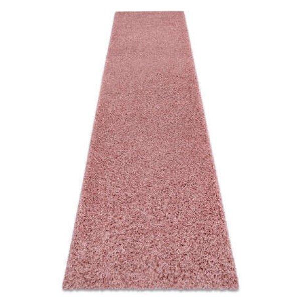 Szőnyeg, futószőnyeg SOFFI shaggy 5cm rózsaszín -80x300 cm