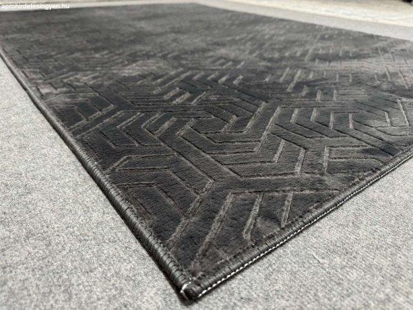 HIL Dinar antracit modern szőnyeg 200x280cm-csúszásmentes hátoldallal