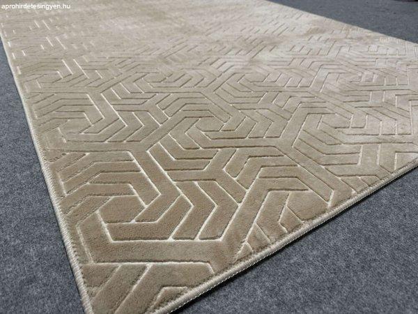 HIL Dinar bézs modern szőnyeg 120x170cm-csúszásmentes hátoldallal