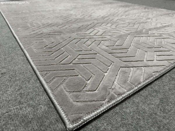 HIL Dinar szürke modern szőnyeg 150x220cm-csúszásmentes hátoldallal