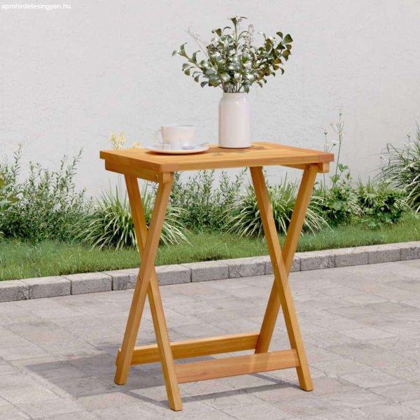 vidaXL tömör akácfa összecsukható kerti asztal 50 x 36 x 60 cm