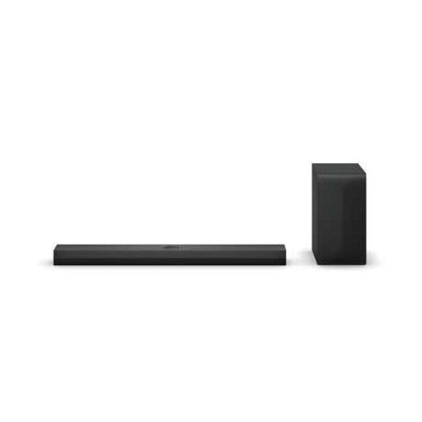 LG S70TY Soundbar, 3.1.1 , 400W, Dolby Atmos, vezeték nélküli mélynyomó,
HDMI, USB, Fekete