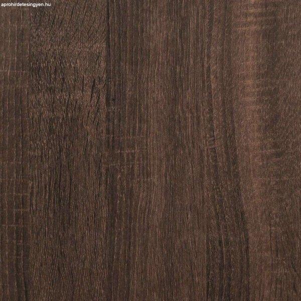 vidaXL barna tölgy színű szerelt fa magasszekrény 60 x 35 x 180 cm