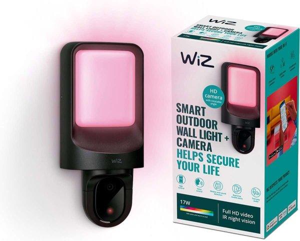 WiZ Smart LED Kültéri Fali lámpatest kamerával