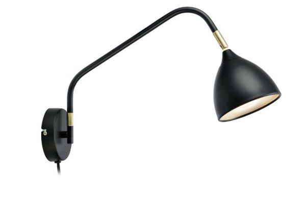 Markslöjd VALENCIA fekete beltéri fali lámpa (MS-106081)