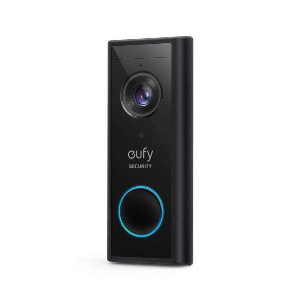 eufy vezeték nélküli videó csengőhangok, 2K HD, 6 Luni akkumulátor
élettartama, Negru