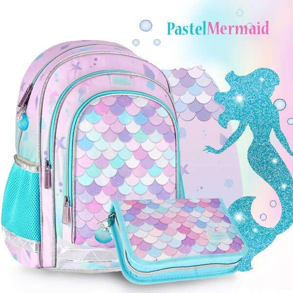 Starpak iskolatáska hátizsák SZETT - Pastel Mermaid