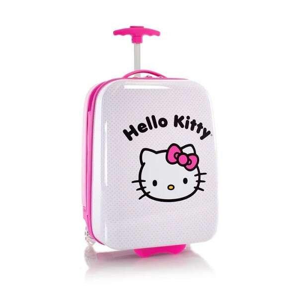 Hello Kitty 2 kerekű ABS bőrönd - Dots