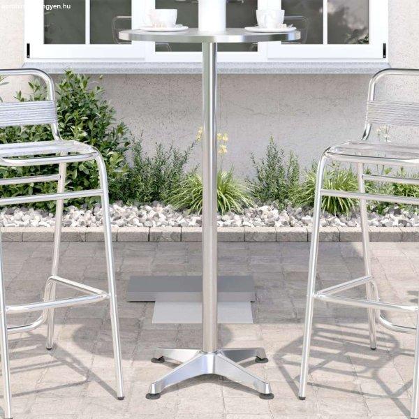 vidaXL kerti állítható magasságú alumínium bárasztal Ø59,5x70/114,5 cm