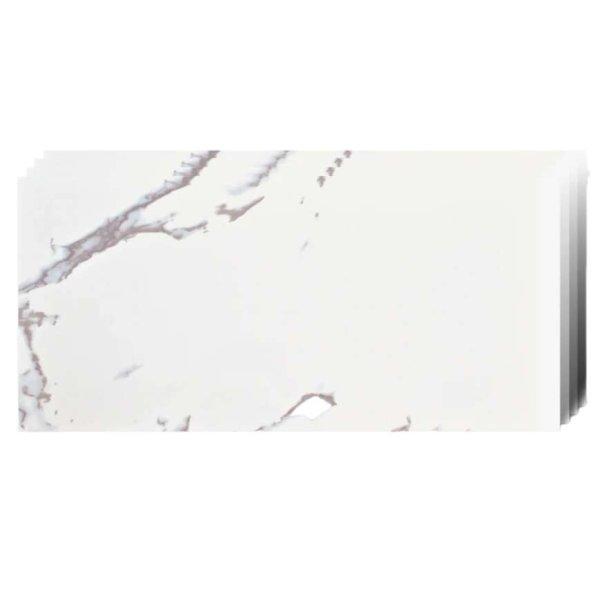 20 db Tapetoo ​​márványutánzat öntapadós tapéta, vízálló, modern
kivitel, könnyen felszerelhető, erős ragasztó, 2 mm vastag, 3,6
négyzetméteres lefedettség, 30 x 60 cm, fehér/szürke