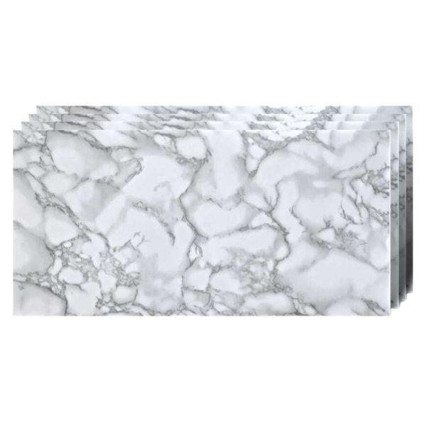 50 db Tapetoo márvány utánzat öntapadós tapéta, vízálló, modern
kivitel, könnyen felszerelhető, erős ragasztó, 2 mm vastag, 9 nm
lefedettség, 30 x 60 cm, világosszürke