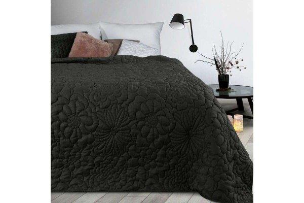 Alara4 mikroszálas ágytakaró Fekete 170x210 cm