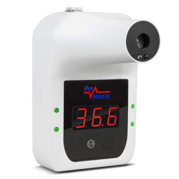 Érintésmentes infravörös hőmérő, Promedix PR-685, fehér