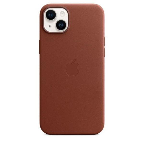 Apple MagSafe-rögzítésű iPhone 14 Plus bőrtok umbra - barna (MPPD3ZM/A)