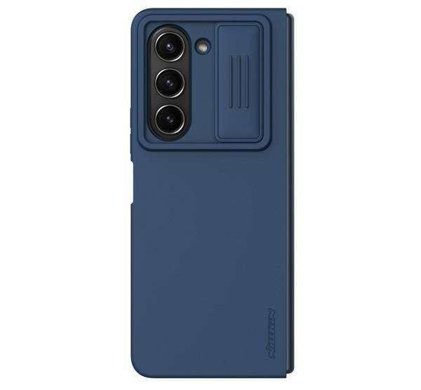 SAMSUNG Galaxy Z Fold5 (SM-F946), Nillkin Camshield Silky mobiltok, Kék