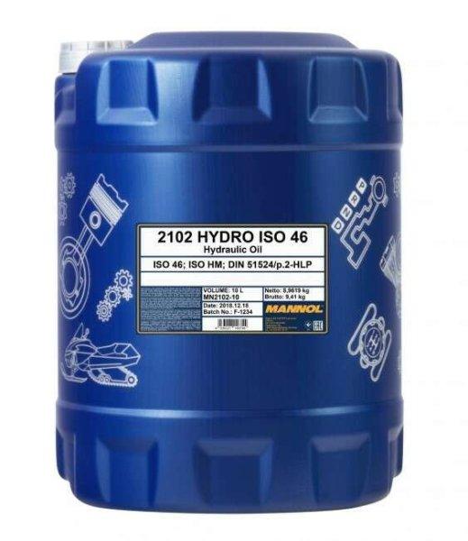 MANNOL Hydro ISO 46 2102 10L hidraulika olaj