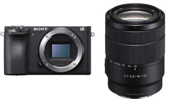Sony Alpha ILCE-6400 Digitális fényképezőgép + E 18-135mm f/3.5-5.6 OSS
Objektív - Fekete