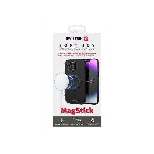 Swissten Soft Joy MagStick Apple iPhone 7/8/SE 2020/SE 2022 szilikon tok fekete
(35500115) (Swissten35500115)
