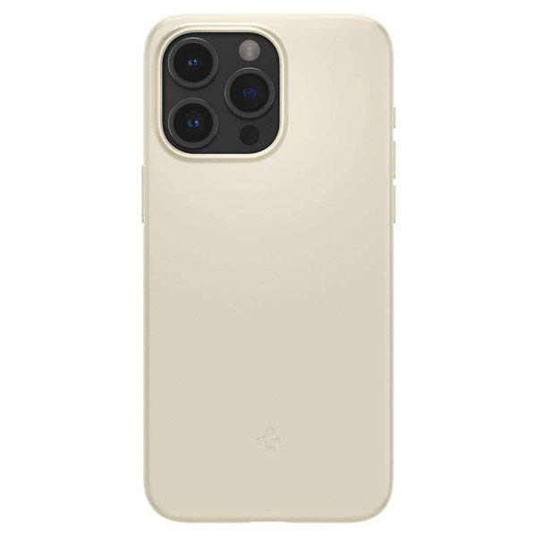 Spigen Thin Fit iPhone 15 Pro tok bézsszínű (ACS06694) (ACS06694)