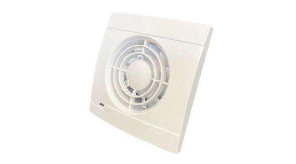 Fürdőszoba elszívó axiális ventilátor visszacsapó szeleppel
páraérzékelővel és időkapcsolóval VK 100 HT+ 100 mm