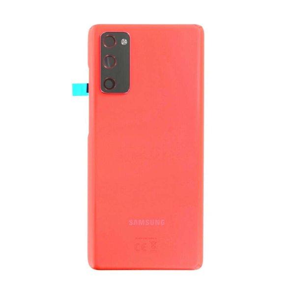 Samsung Galaxy S20 FE SM-G780F akkufedél gyári piros (GH82-24263E)