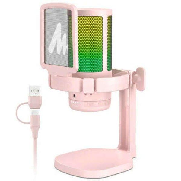 MAONO DGM20 USB Streamer/Gamer Mikrofon RGB - Pink DGM20 pink