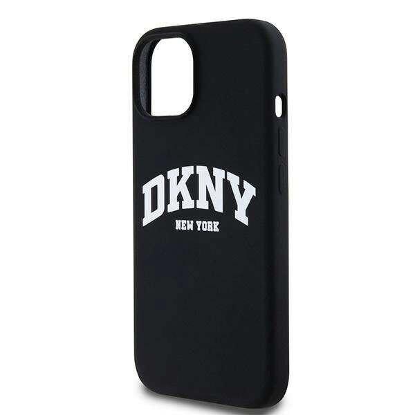 DKNY Liquid Silicone White Printed Logo MagSafe kompatibilis tok iPhone 12/12
Pro - fekete