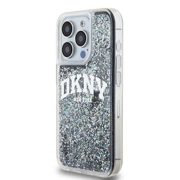 DKNY DKHCP13LLBNAEK Liquid Glitters W/Arch Logo tok iPhone 13 Pro - fekete