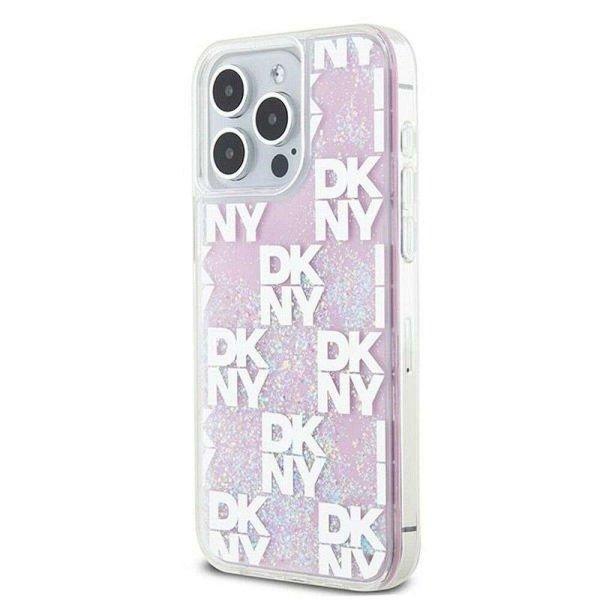 DKNY DKHCP15XLCPEPP Liquid Glitters W/Checkered Pattern tok iPhone 15 Pro Max -
rózsaszínű