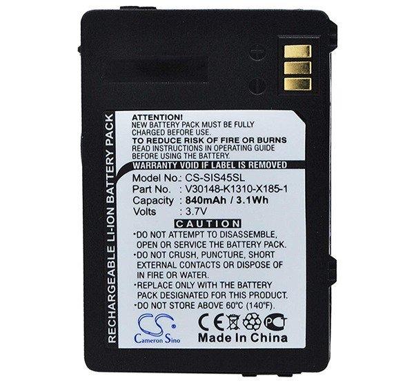 CAMERON SINO Li-Ion akku (3.7V/840mAh, Siemens L36880-N4501-A100 kompatibilis)
FEKETE Siemens ME45, Siemens S45