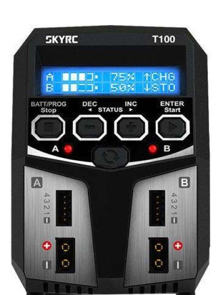 SkyRC T100 2x50W akkumulátor töltő (SK-100162-02)