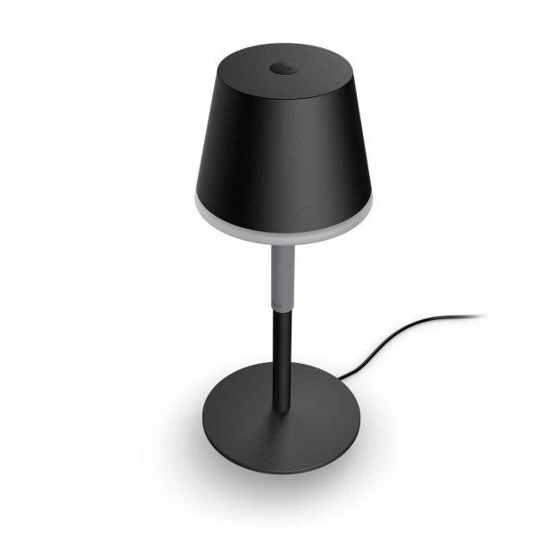 Philips Hue GO Hordozható asztali lámpa - Fekete