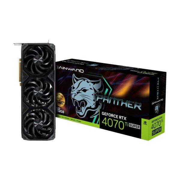 Gainward GeForce RTX 4070 Ti SUPER 16GB Panther OC videokártya (471056224-4434
/ NED47TSS19T2-1043Z) (471056224-4434)